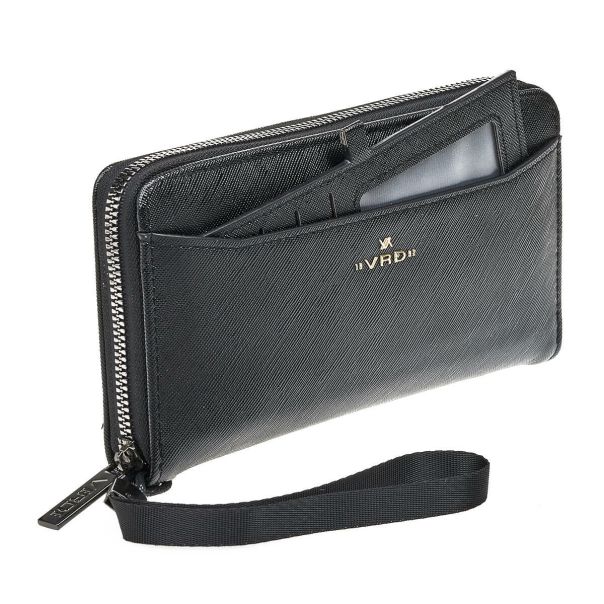 VERDE Novčanik ženski sa futrolom za vizit karte 0235, 19.5×3.5×10.5 cm - 16NZV0235B