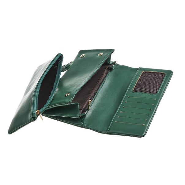 VERDE Novčanik ženski sa odvojenom pregradom 1356, 19×4.5×10 cm - 16NZV1356F