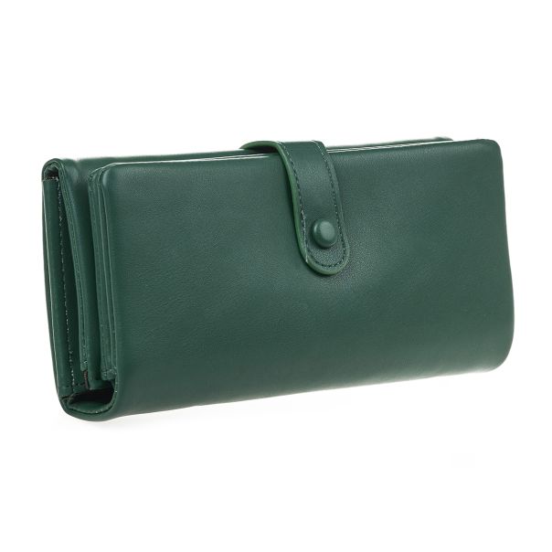 VERDE Novčanik ženski sa odvojenom pregradom 1356, 19×4.5×10 cm - 16NZV1356F