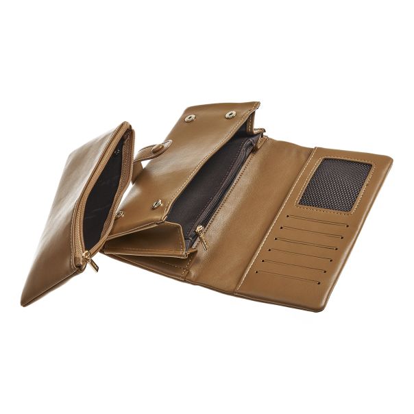 VERDE Novčanik ženski sa odvojenom pregradom 1356, 19×4.5×10 cm - 16NZV1356V