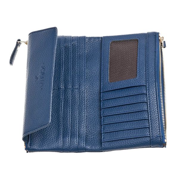 VERDE Novčanik ženski sa magnetnim zatvaranjem i zipom 1394, 20×3×10 cm - 16NZV1394E