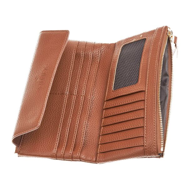 VERDE Novčanik ženski sa magnetnim zatvaranjem i zipom 1394, 20×3×10 cm - 16NZV1394K