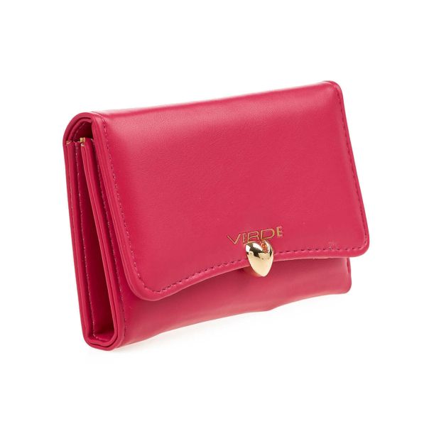 VERDE Novčanik ženski sa kopcom u obliku srca 1439, 15.5×3×10 cm - 16NZV1439I