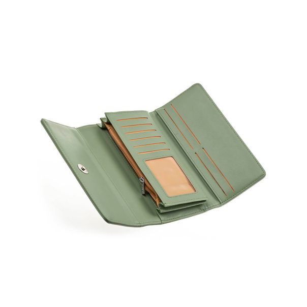 VERDE Novčanik ženski pravougaoni sa štepom 1441, 19×3.5×10 cm - 16NZV1441FP
