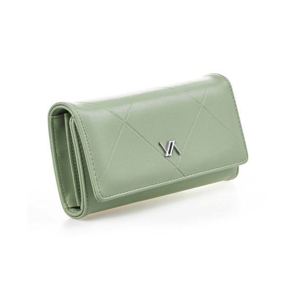 VERDE Novčanik ženski pravougaoni sa štepom 1441, 19×3.5×10 cm - 16NZV1441FP