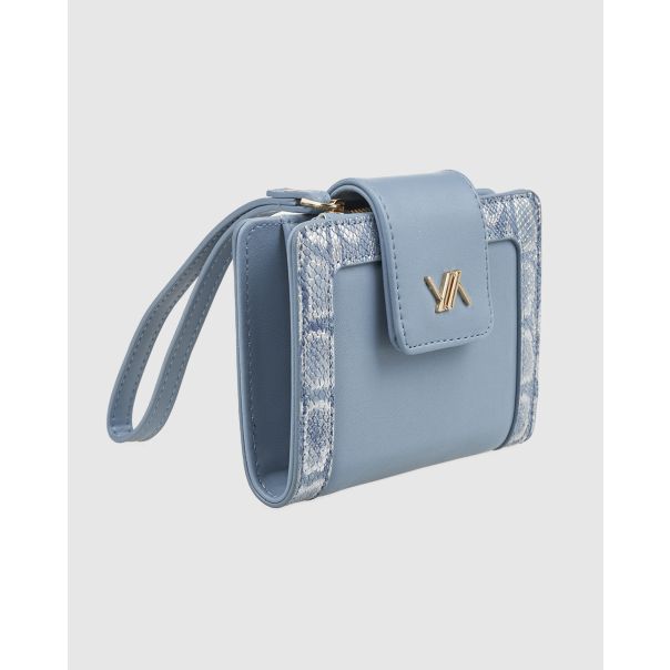 VERDE Novčanik ženski mali sa zmijskom šarom 1513, 14.5×2×10cm - 16NZV1513E