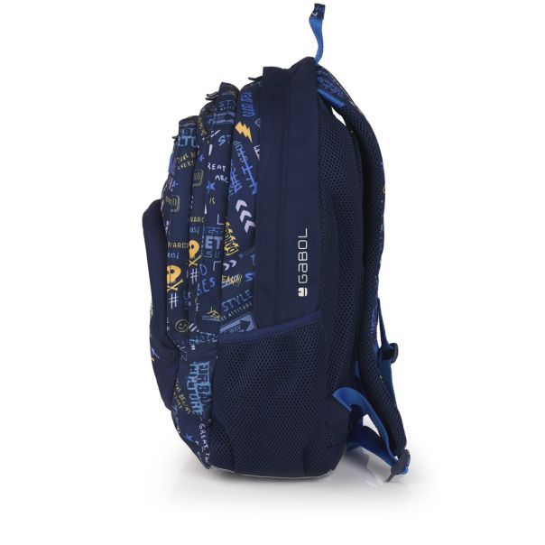 GABOL Ranac školski ergonomski 32x44x18 cm 21l-0,56 kg Skull - 16RNG235040EB