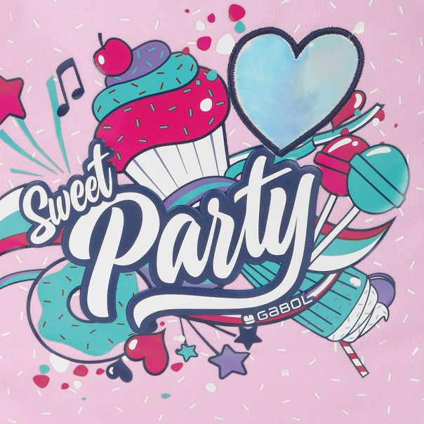 GABOL Ranac školski sa točkićima RASKLOPIV 34x46x20 cm 23 l - 1,8 kg Party - EP2733712