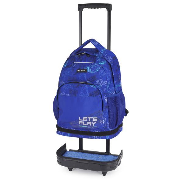 GABOL Ranac školski sa točkićima RASKLOPIV 34x46x20 cm 23 l - 1,8 kg Gaming - EP2733715