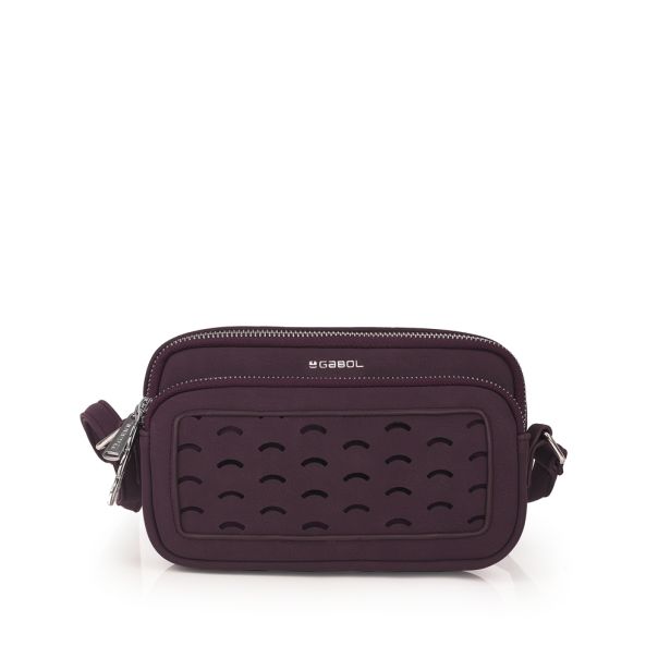 GABOL Torba na rame ženska 20x12x3 cm Thais bordo - 16TRZG601000