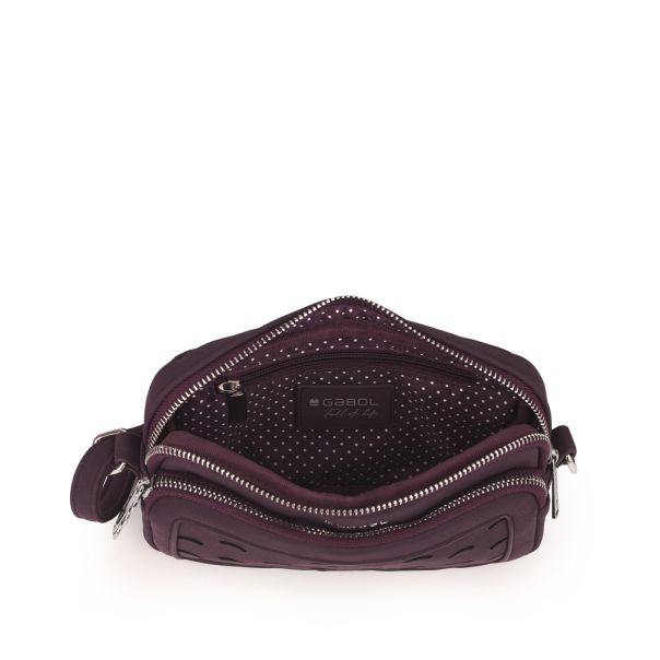 GABOL Torba na rame ženska 20x12x3 cm Thais bordo - 16TRZG601000
