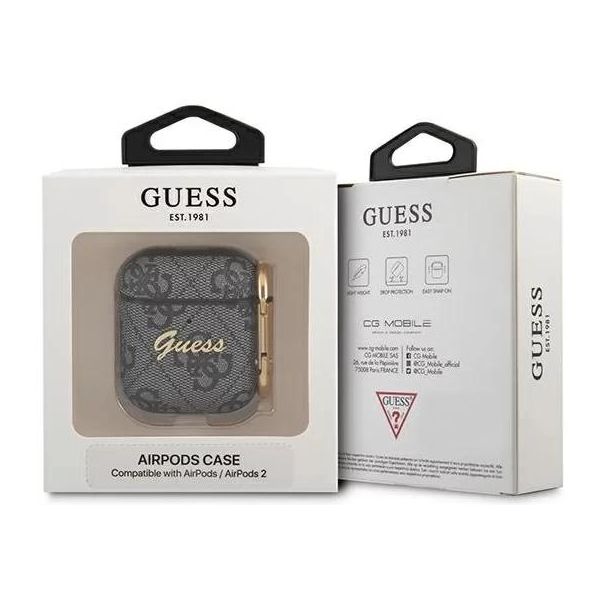 GUESS Futrola za AirPods 1 i 2, crna - 78013