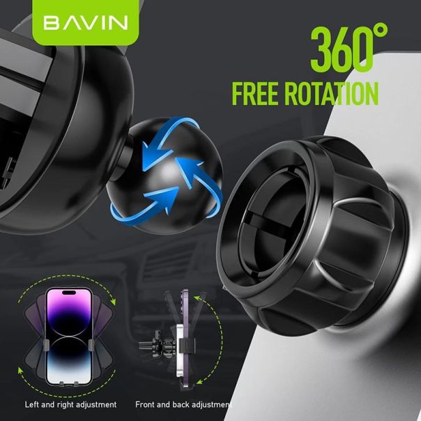 BAVIN Auto držač PS-29, crna - 90404-1-1