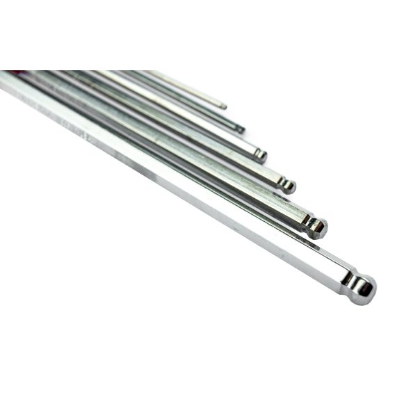 Set ekstra dugih imbus ključeva sa kugličnom glavom Bondhus BriteGuard HEX 1,5 - 5,0 17046 6 kom - 17046-1
