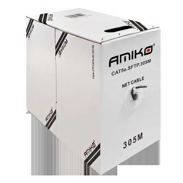 Amiko Mrežni FTP kabl, CAT5e, CCA, 305 met. - CAT5e FTP CCA 305m - EP2963363
