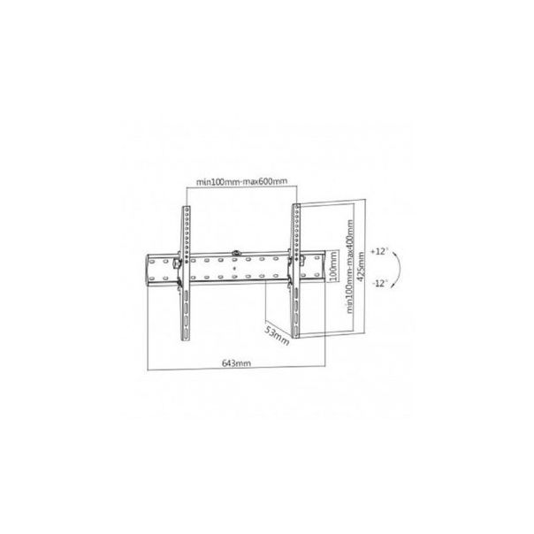 GEMBIRD Nosač za televizor podesivi 37