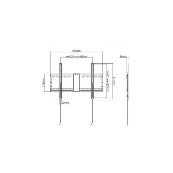 GEMBIRD Nosač za televizor fiksni 37