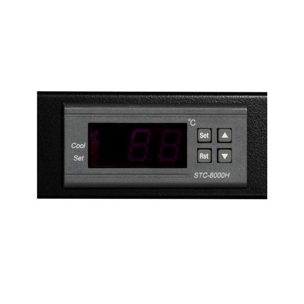 LOGILINK Ventilator panel sa 4 ventilatora i termostatom, 1U, 465 x 350, crni (4815) - 171299-1