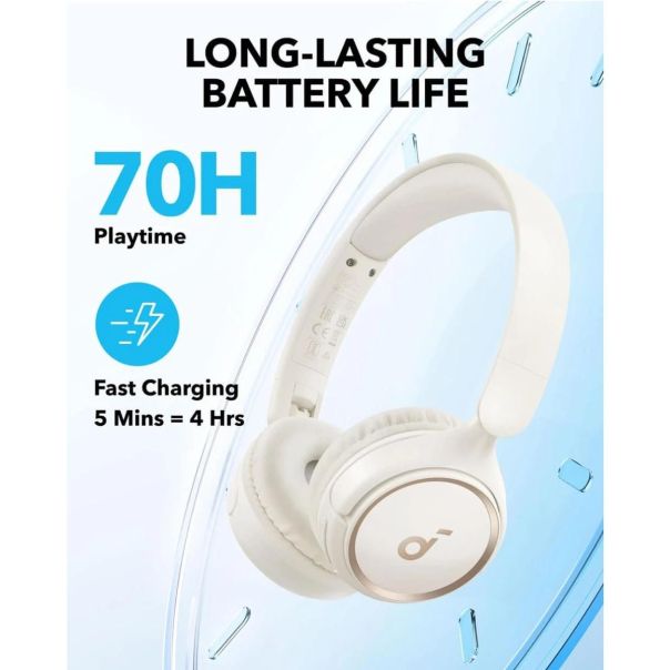 ANKER Bluetooth slušalice Soundcore H30i, bela - 80422-1