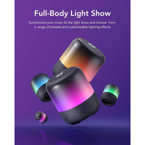 ANKER Bluetooth Zvučnik Soundcore Glow Mini, crna - 80428