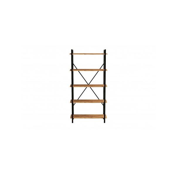 HANAH HOME Polica za knjige Nero Elit, braon/crna - 171742