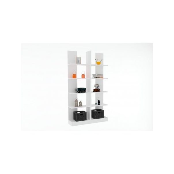 HANAH HOME Polica za knjige Ikiz White - 171766