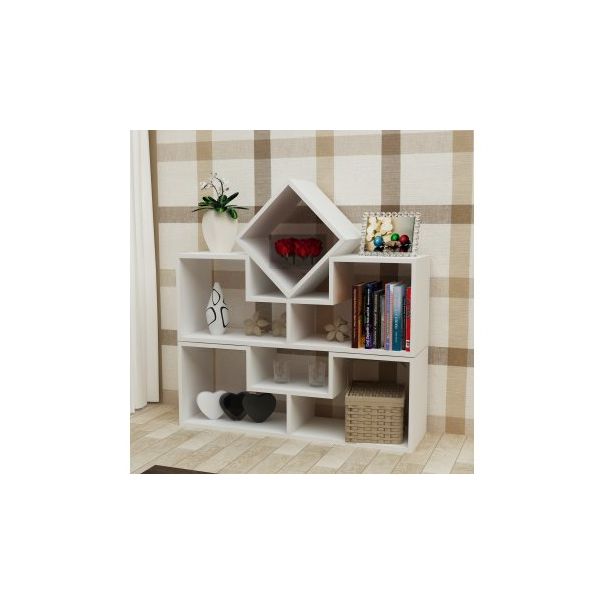 HANAH HOME Polica za knjige Beled White - 171778