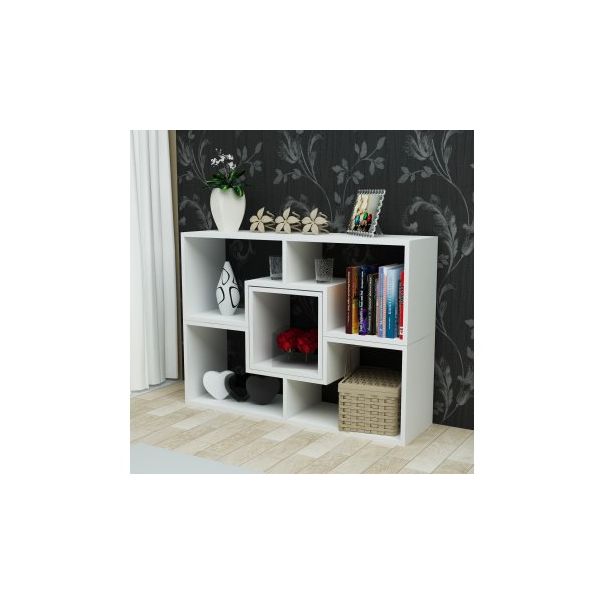 HANAH HOME Polica za knjige Beled White - 171778