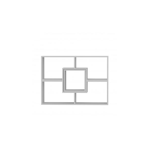 HANAH HOME Polica za knjige Beled White - 171778