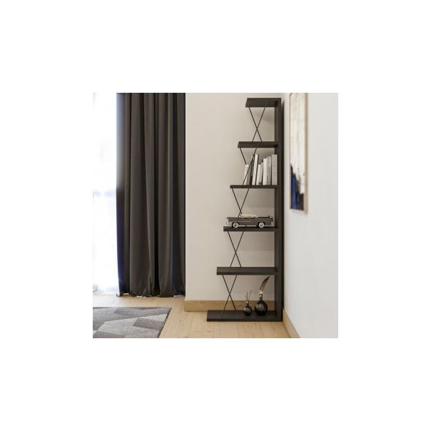 HANAH HOME Polcia Tlos, antracit - 171804