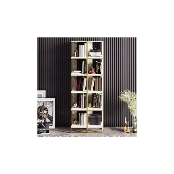 HANAH HOME Polica za knjige Polka 2 White - 171842