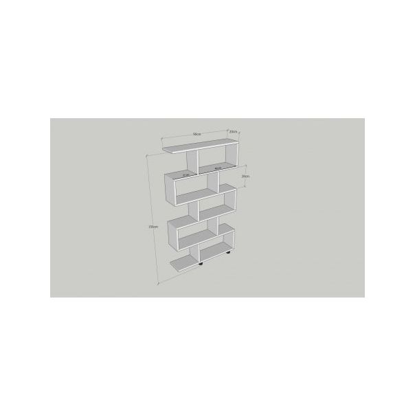 HANAH HOME Polica za knjige Elif Pine - 171963