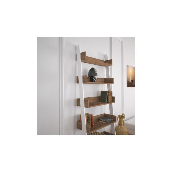 HANAH HOME Polica Only, braon/bela - 171979