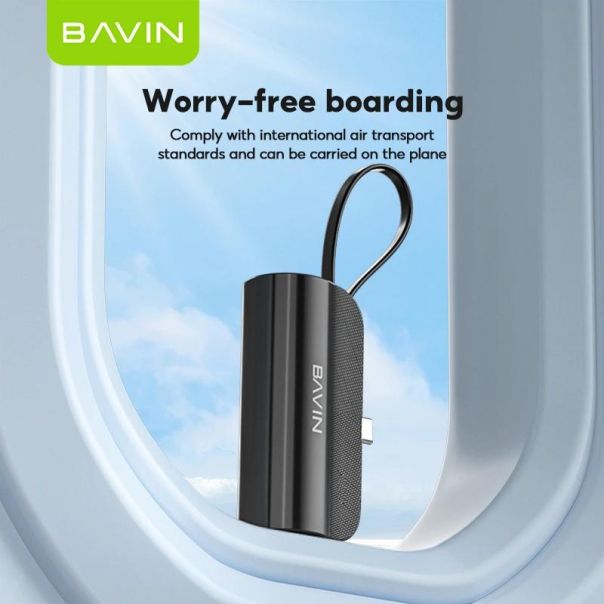 BAVIN Power bank 5000mAh, crna - 90311