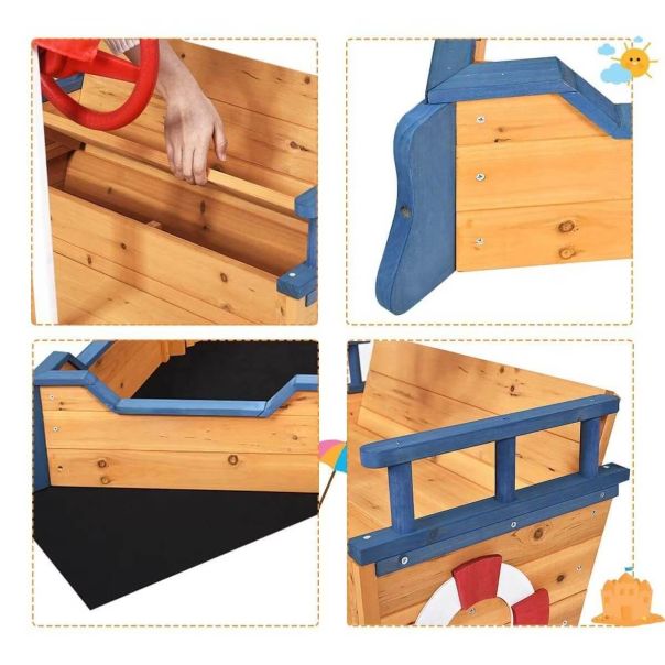 Dečiji Peskarnik u Obliku Gusarskog Broda - 1723-1