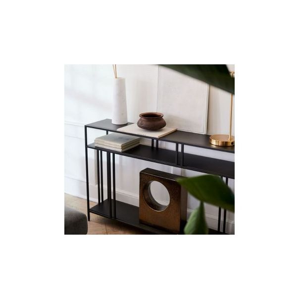 HANAH HOME Komoda Venedik, crna - 172435