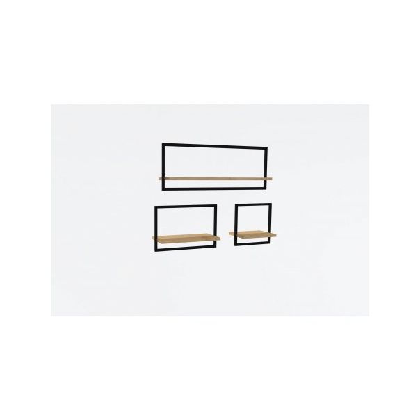 HANAH HOME Zidna polica Yeso Sapphire Oak - 172586