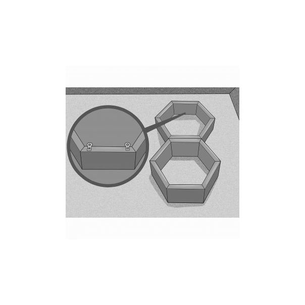 HANAH HOME Zidna polica RAF109 - 172594