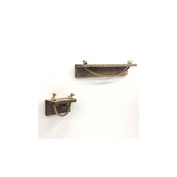 HANAH HOME Set kupatilskih polica Aa131, braon - 172601