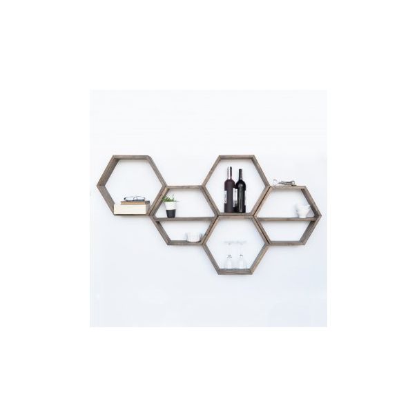 HANAH HOME Zidna polica HEX003 - 172625