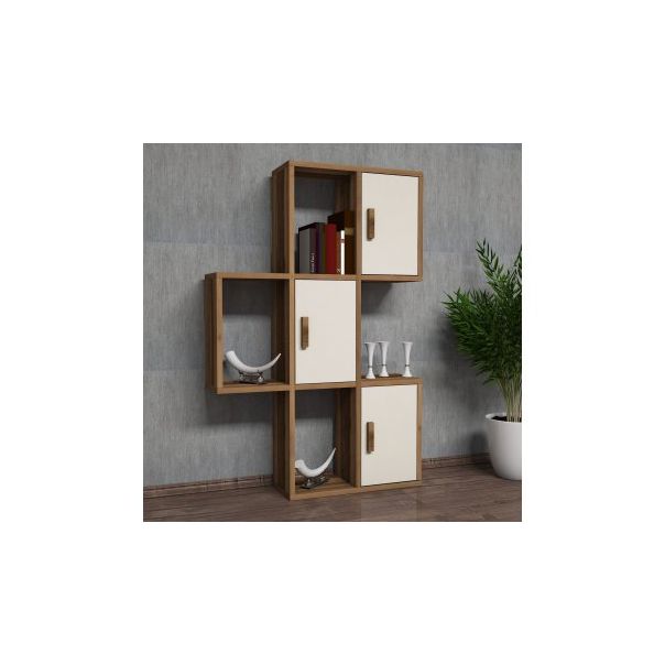 HANAH HOME Zidna polica Flora, braon/krem - 172626