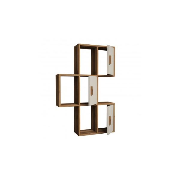 HANAH HOME Zidna polica Flora, braon/krem - 172626