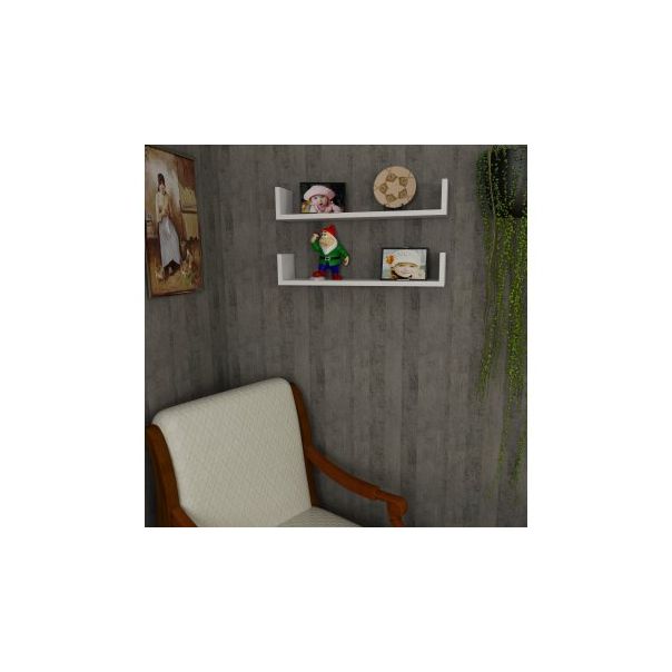 HANAH HOME Zidna polica Iris White - 172628