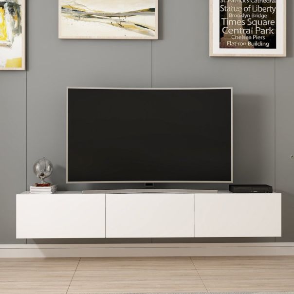 HANAH HOME TV komoda Rigel, bela - 172758