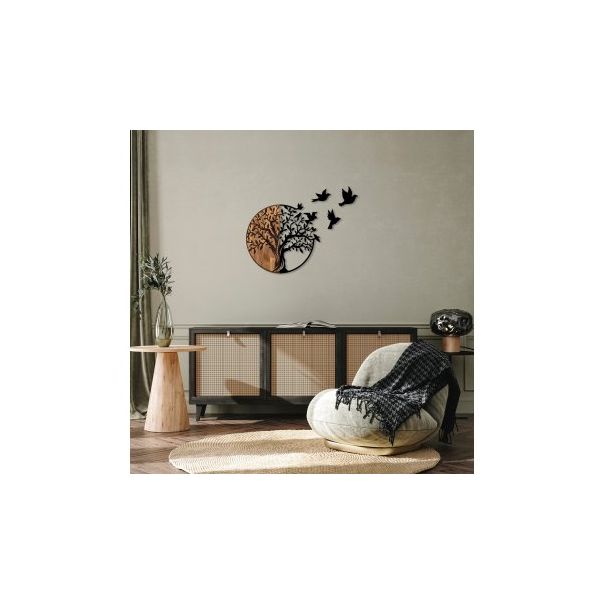 WALLXPERT Zidna dekoracija Tree And Birds 322 - 172781