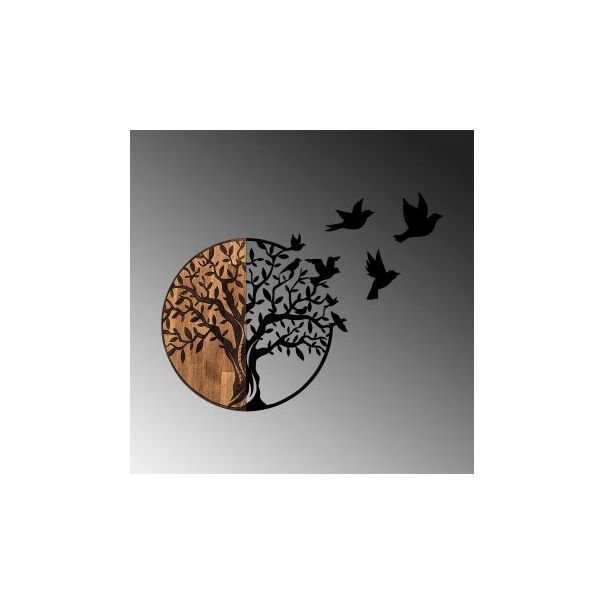 WALLXPERT Zidna dekoracija Tree And Birds 322 - 172781