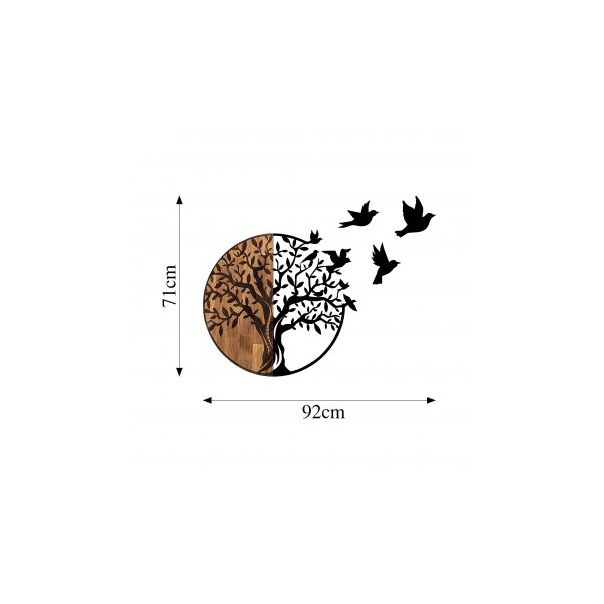 WALLXPERT Zidna dekoracija Tree And Birds 322 - 172781