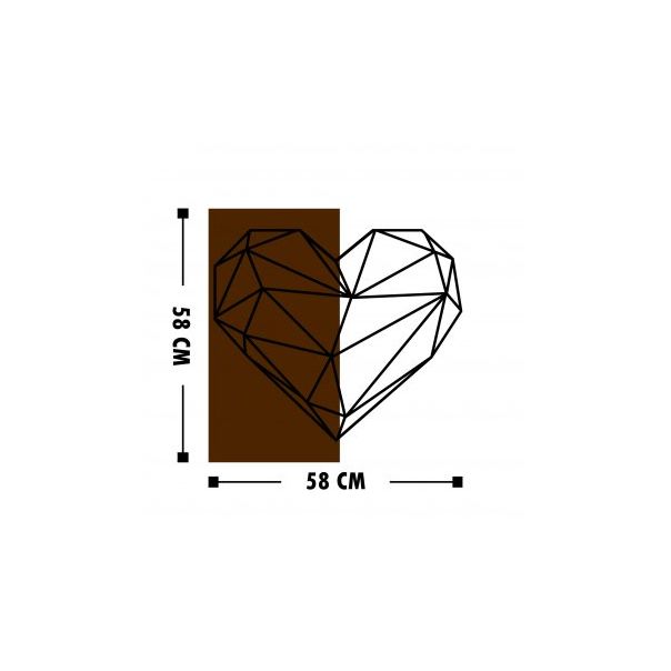 WALLXPERT Zidna dekoracija Heart 899SKL1338 - 172847