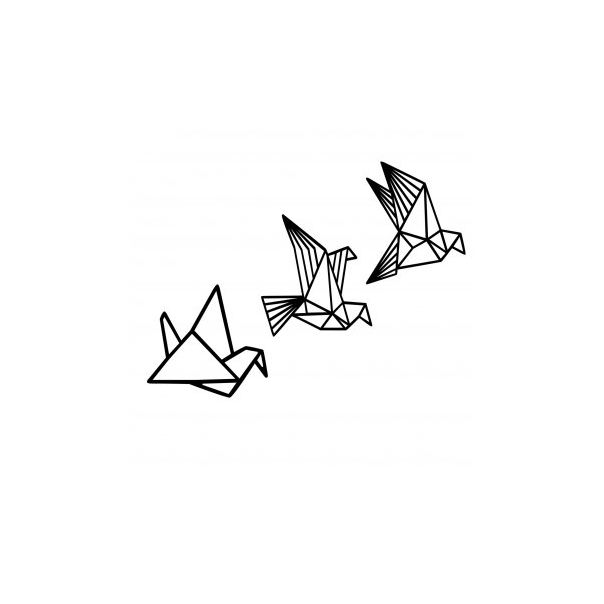 WALLXPERT Zidna dekoracija Oragami - 172851-1