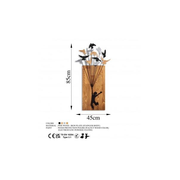 WALLXPERT Zidna dekoracija Flying Boy 2 - 172852